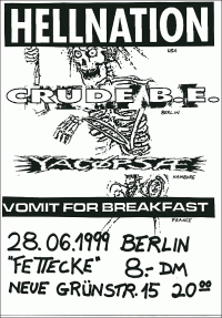 125. YACØPSÆ - ''Live @ Fettecke, Berlin, Germany, 28.06.1999''